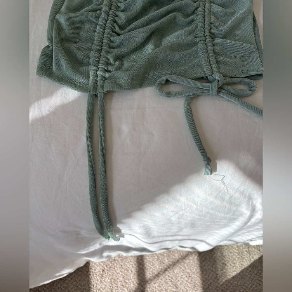 Forever 21- Ruched Mini Dress - Picture 3 of 5
